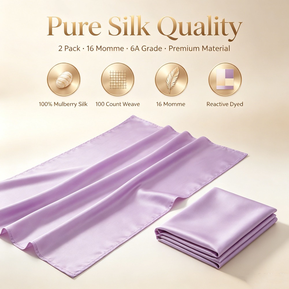 Hair Care Hospital - 2 Pack 16 Momme Mulberry Silk