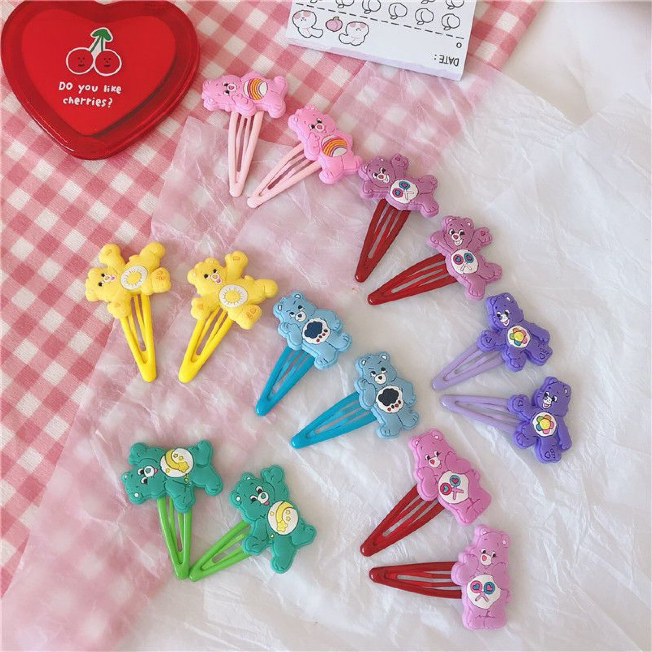Care Bears Hair Clips Set, Cut - Hair Care Zinc ulasan dan harga