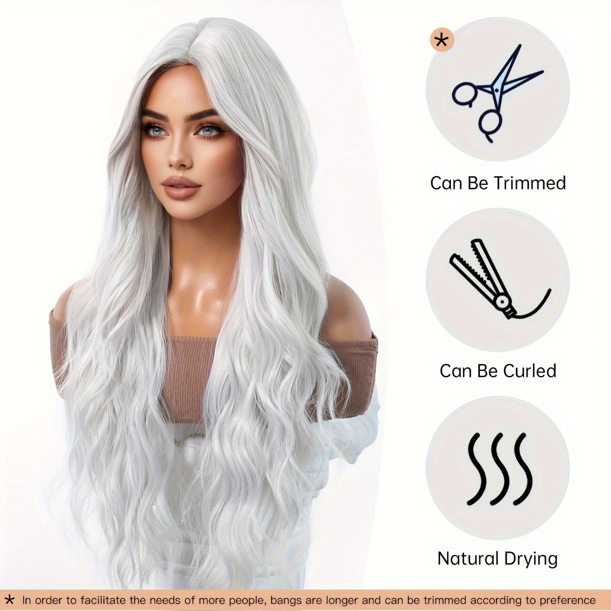 Anxin Brand Synthetic Fiber Wi - Hair Care For Wavy Hair ulasan dan harga