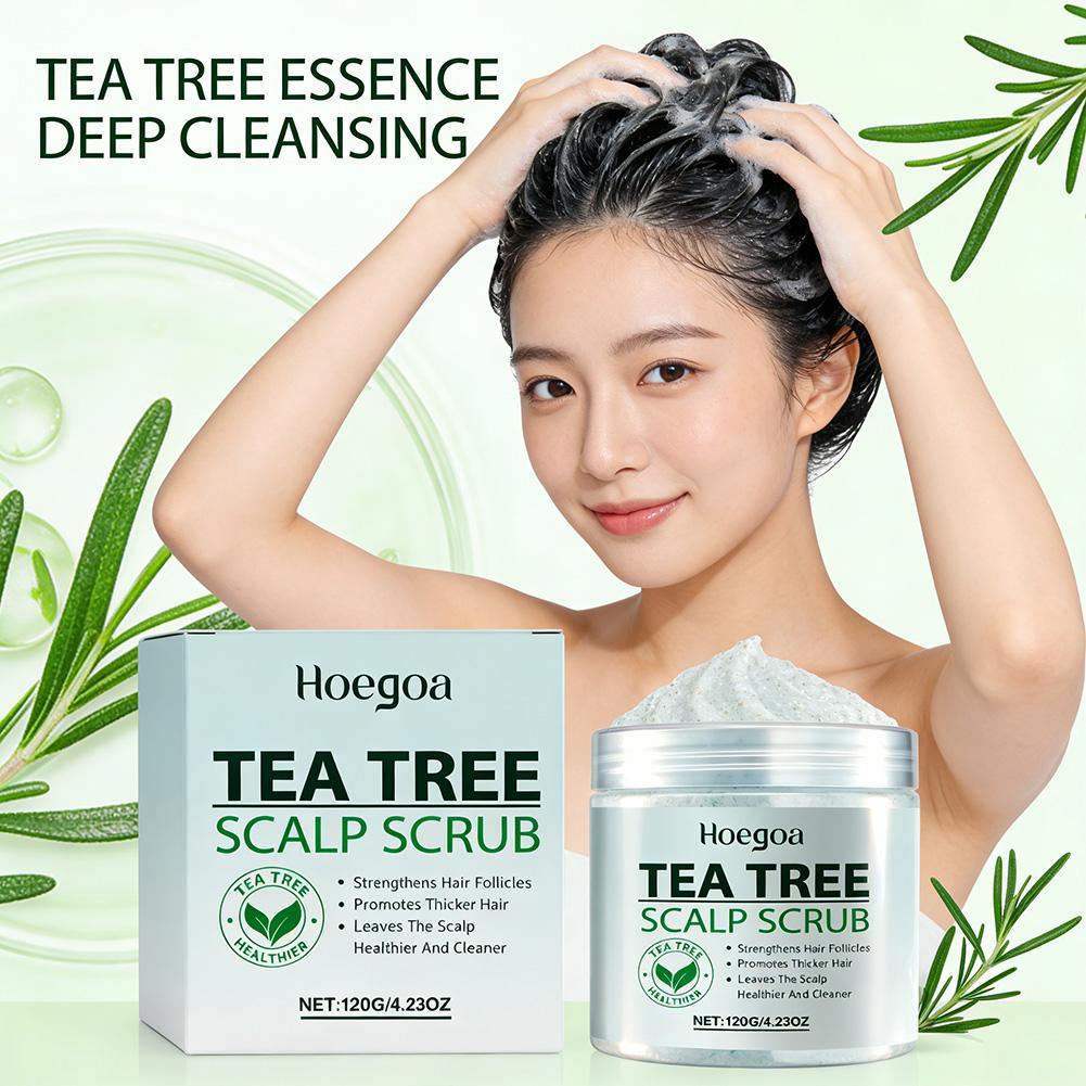 Tea Tree Scalp Scrub Deep Clea - Scalp Scrub Exfoliant ulasan dan harga