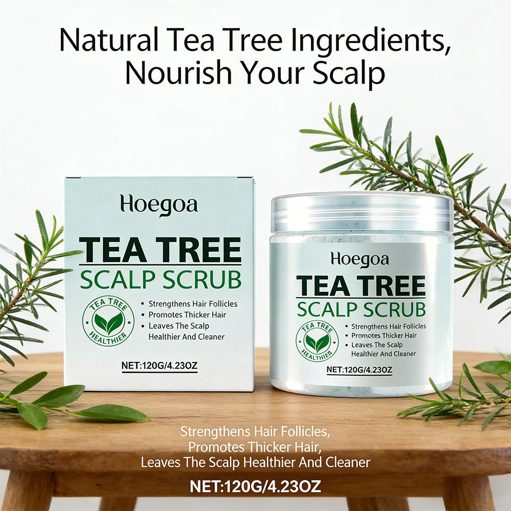Tea Tree Scalp Scrub Deep Clea - Scalp Scrub Exfoliant ulasan dan harga