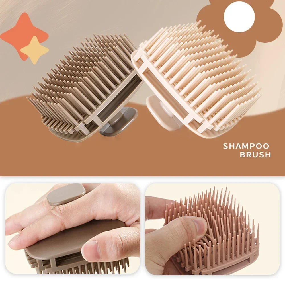 1pcs Square Shampoo Brush Head - Scalp Scrub Exfoliant ulasan dan harga
