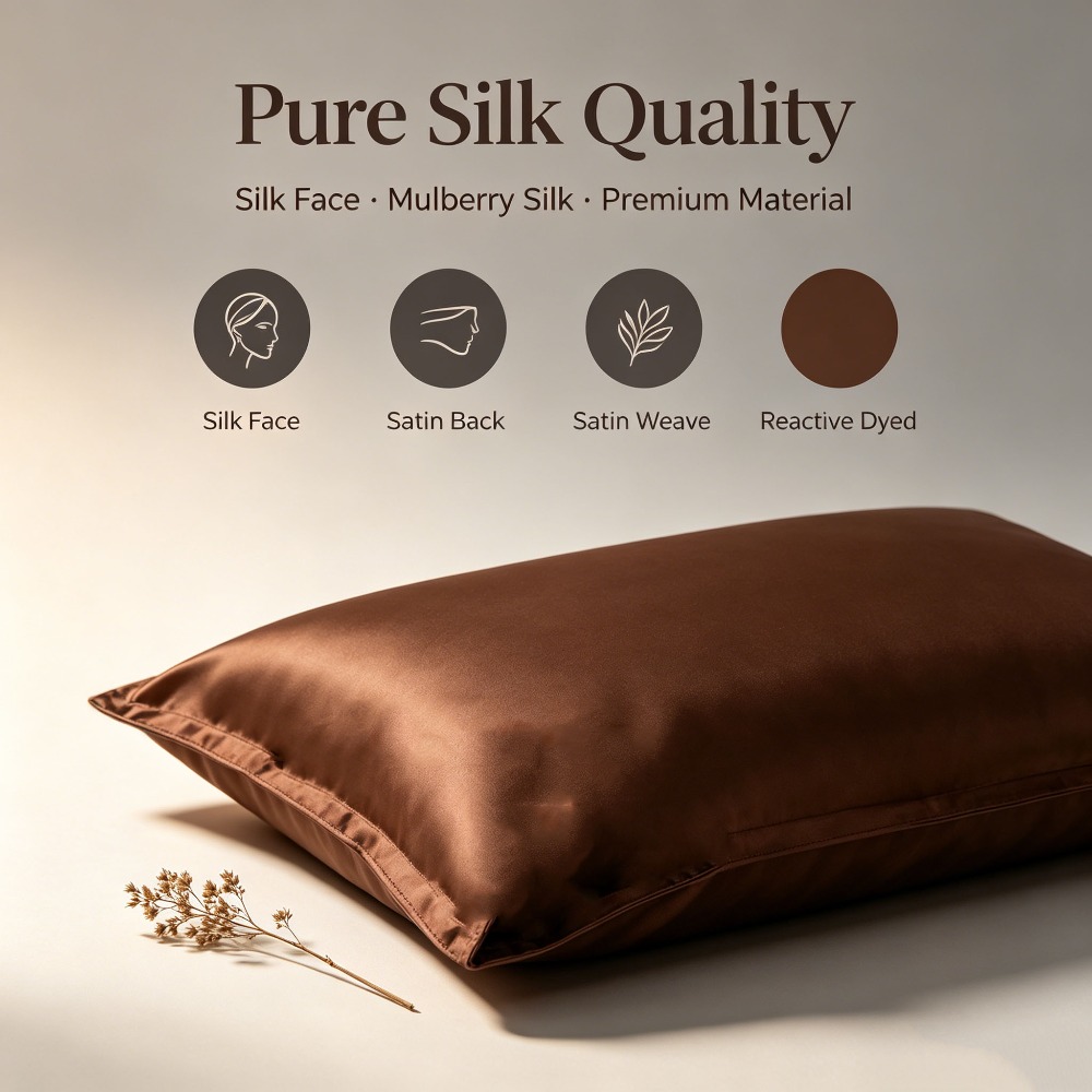 Silk Face Mulberry Silk Pillow - Hair Care Hospital ulasan dan harga