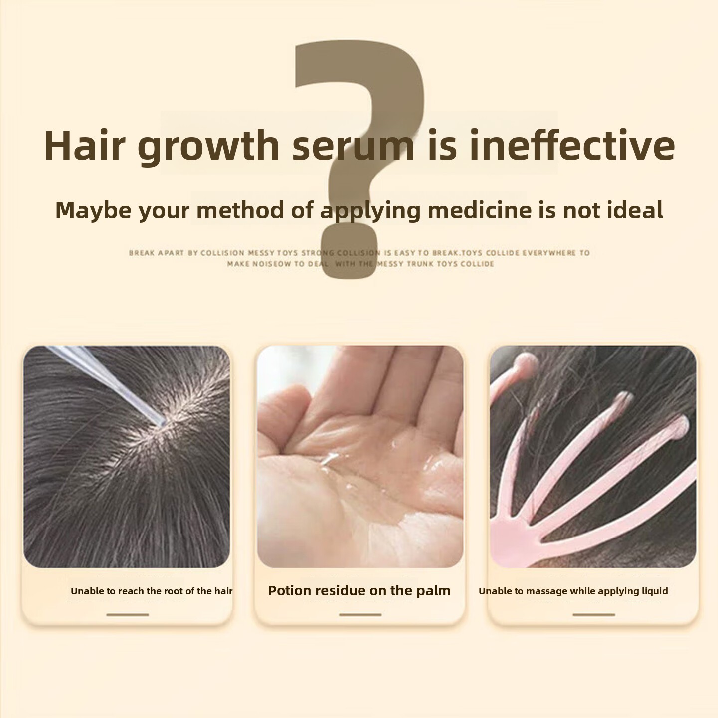 Minoxidil Scalp Applicator Rol - Hair Care Hair Serum ulasan dan harga