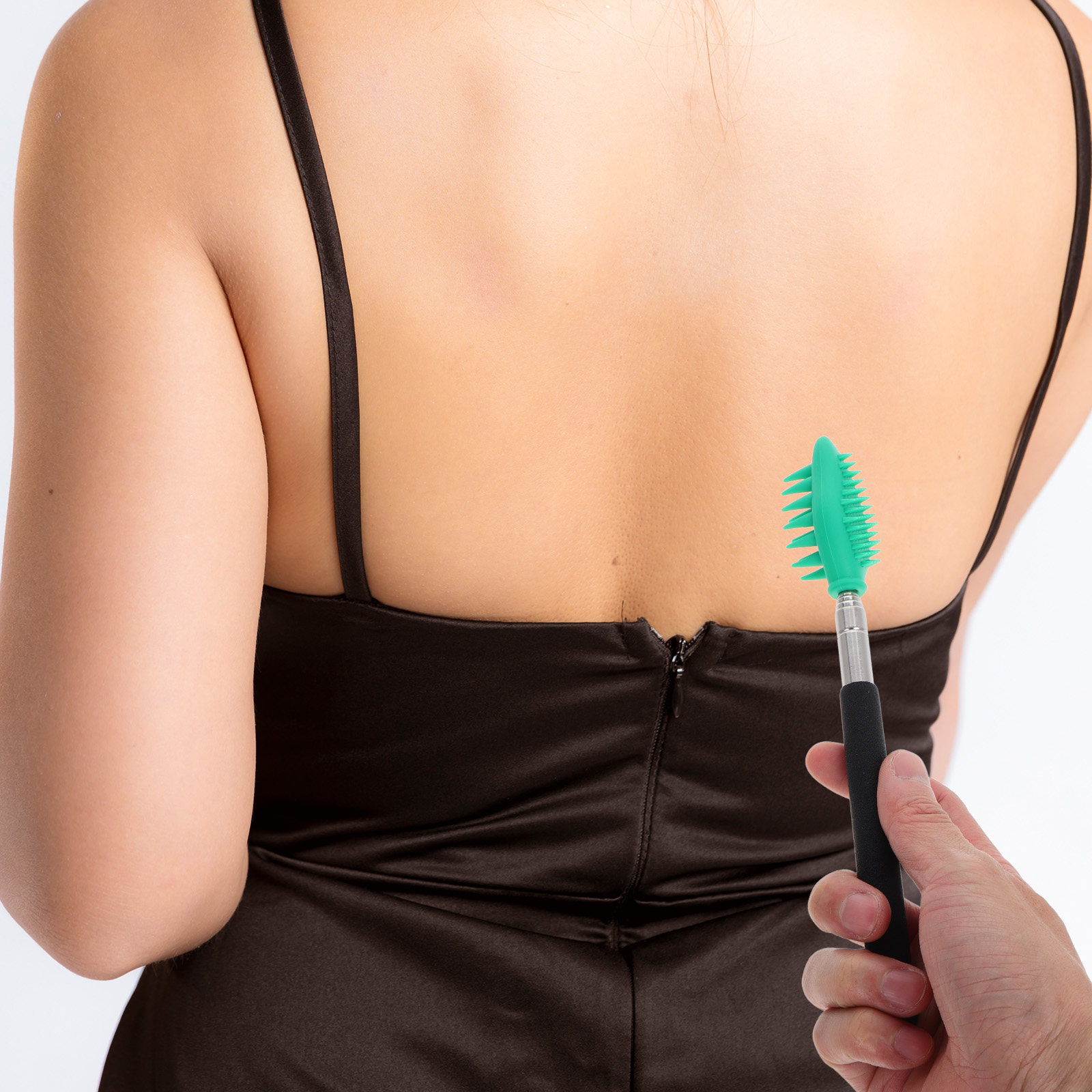Retractable Extendable Back Ma - Scalp Scrub Exfoliant ulasan dan harga