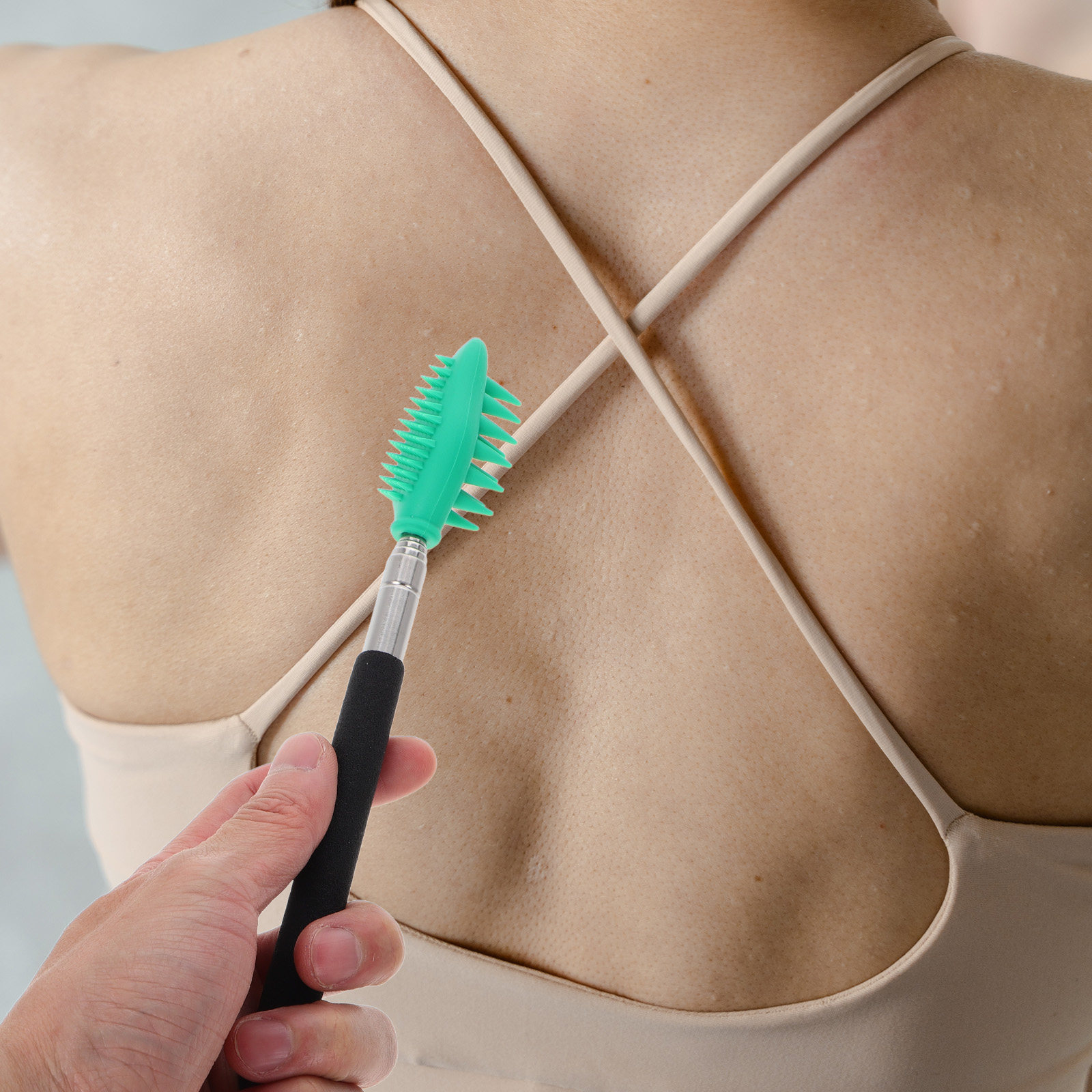 Retractable Extendable Back Ma - Scalp Scrub Exfoliant ulasan dan harga