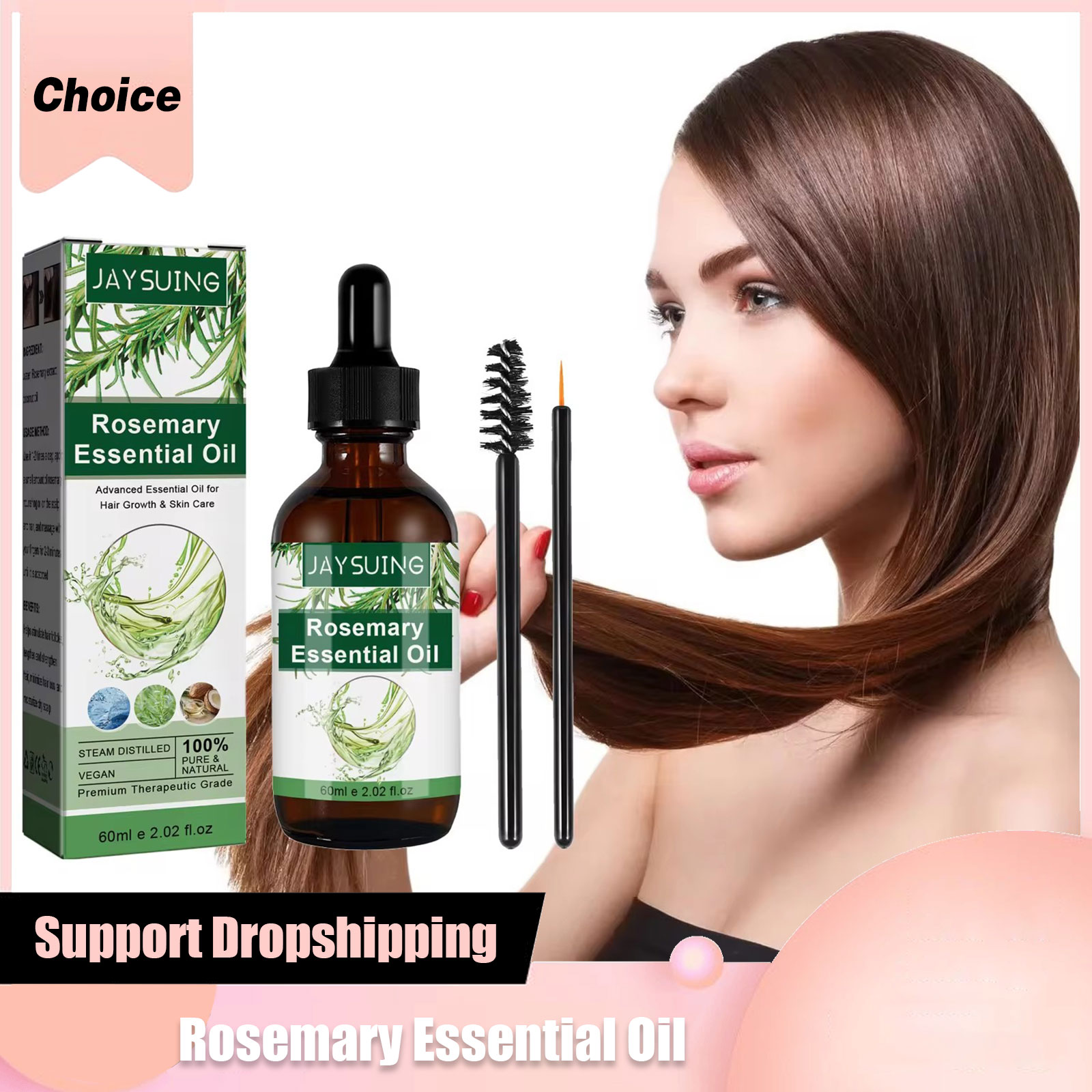 Rosemary Essential Oil For Hai - Hair Care Hair Serum ulasan dan harga