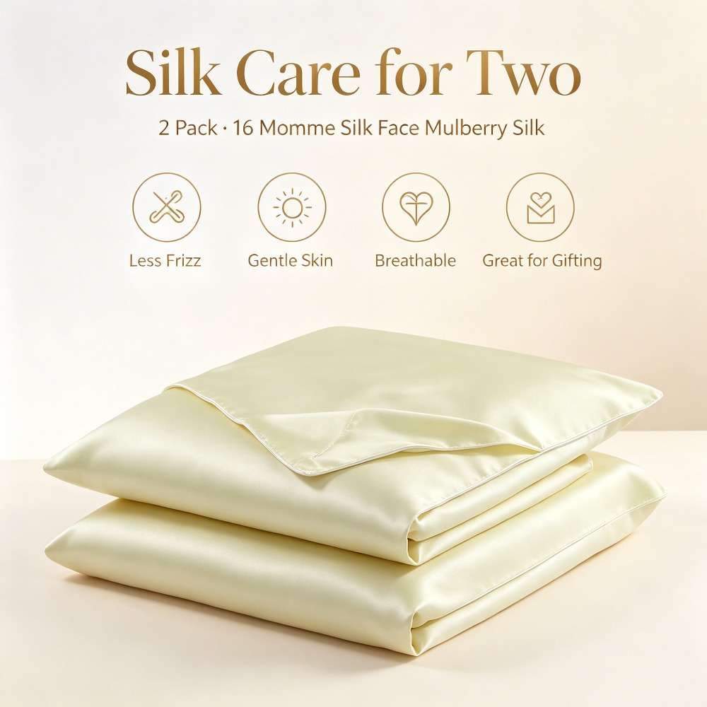 2 Pack 16 Momme Mulberry Silk  - Hair Care Hospital ulasan dan harga