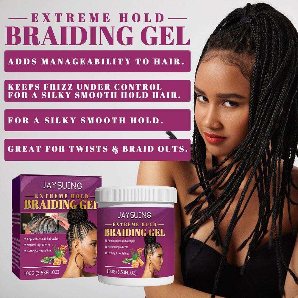 100g Braid Gel with Extra Hold - Edge Control Gel ulasan dan harga