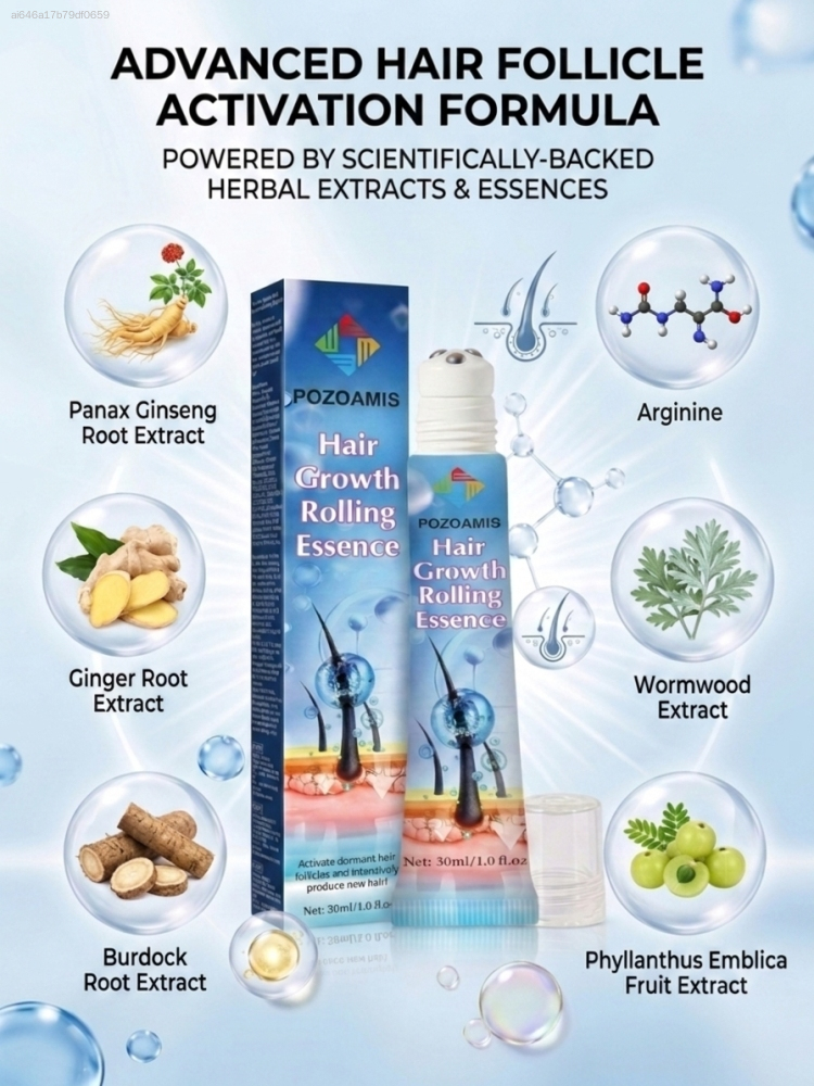 Roller‑Ball Hair Care Essence  - Hair Care Hair Serum ulasan dan harga
