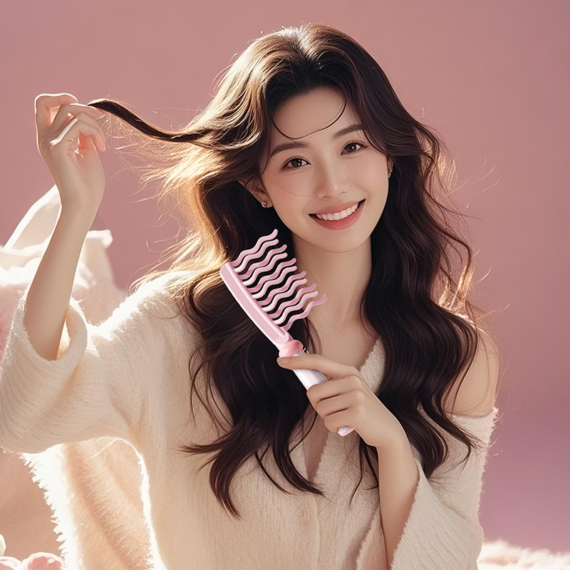 Double Row Wavy Tooth Hair Sty - Hair Care For Wavy Hair ulasan dan harga