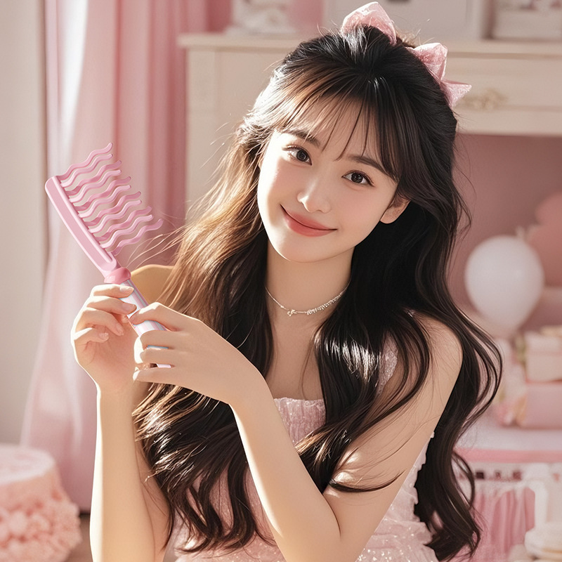 Double Row Wavy Tooth Hair Sty - Hair Care For Wavy Hair ulasan dan harga